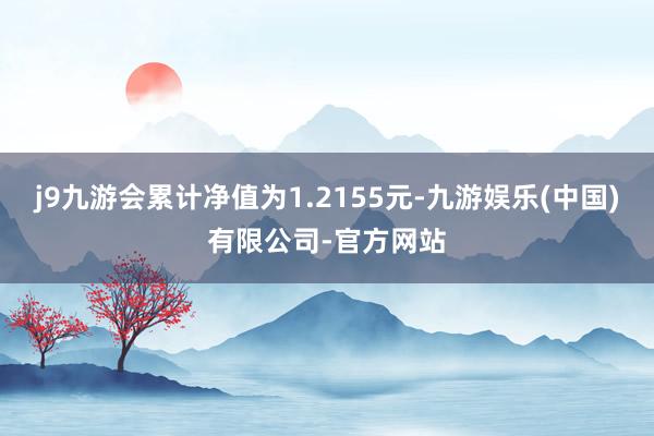 j9九游会累计净值为1.2155元-九游娱乐(中国)有限公司-官方网站
