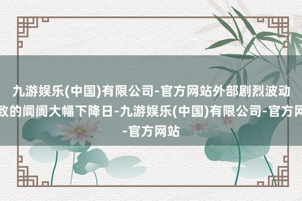 九游娱乐(中国)有限公司-官方网站外部剧烈波动导致的阛阓大幅下降日-九游娱乐(中国)有限公司-官方网站
