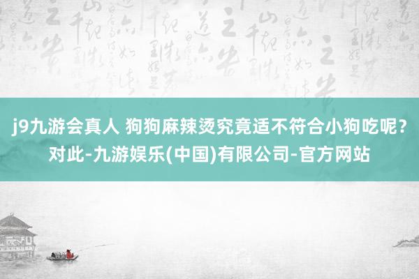 j9九游会真人 狗狗麻辣烫究竟适不符合小狗吃呢？对此-九游娱乐(中国)有限公司-官方网站