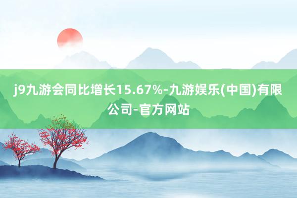 j9九游会同比增长15.67%-九游娱乐(中国)有限公司-官方网站