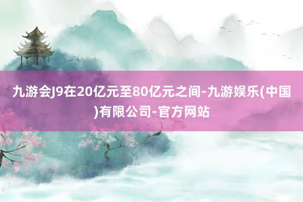 九游会J9在20亿元至80亿元之间-九游娱乐(中国)有限公司-官方网站